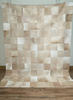 Champagne Cowhide Patchwork Rug